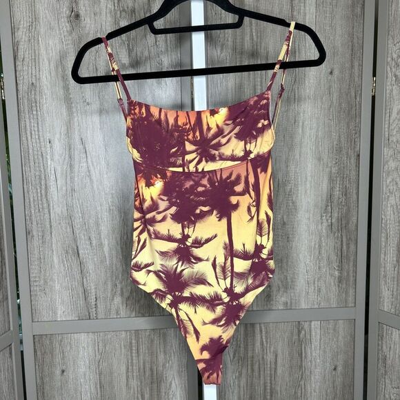 Urban Outfitters Out From Under Kaia Printed Bodysuit Size S - Picture 3 of 12